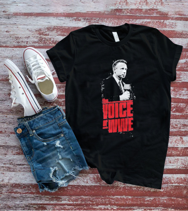 Michael Cole The Voice Of WWE Microphone T-Shirt