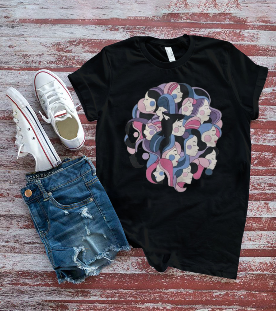 Women’s Day Mewtripled Multicolored T-Shirt
