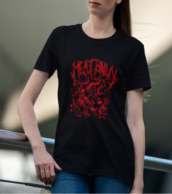 MEAT BNUBY Red Distorted T-Shirt