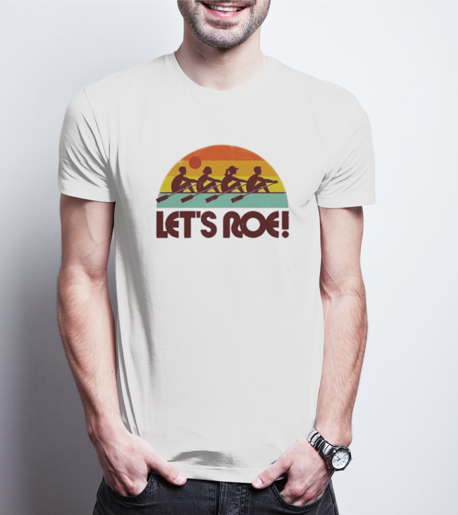 Let’s Roe Vintage Rowing Team Sunset T-Shirt
