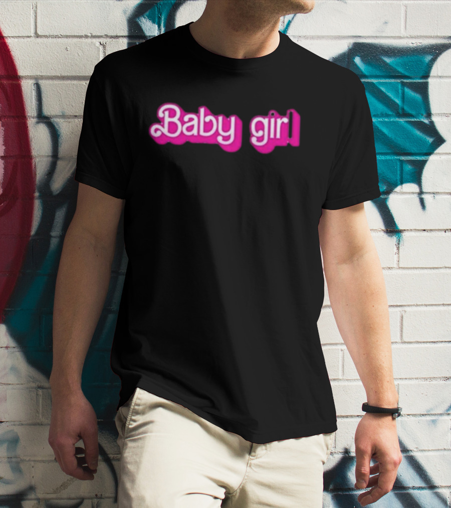 Baby Girl Text Pink T-Shirt