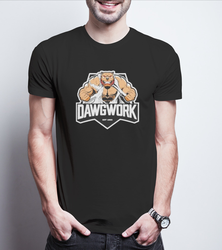 Dawgwork Est 1983 Muscle Dog Power T-Shirt