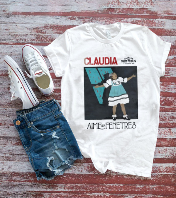 CLAUDIA Aime Les Fenêtres Chroniques Des Vampires T-Shirt