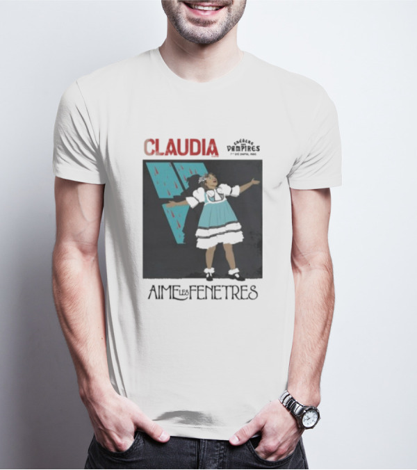 CLAUDIA Aime Les Fenêtres Chroniques Des Vampires T-Shirt