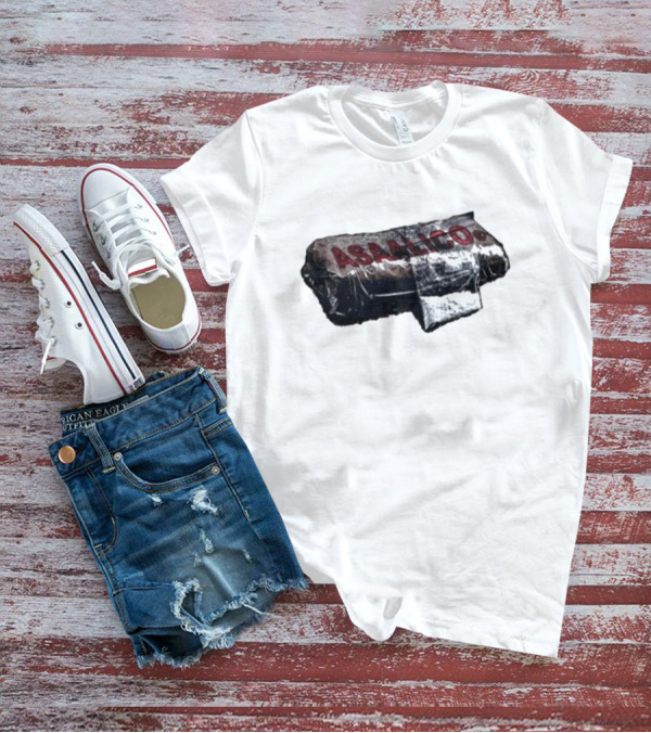 Asaalico Asaali Brick Wrapped Text T-Shirt