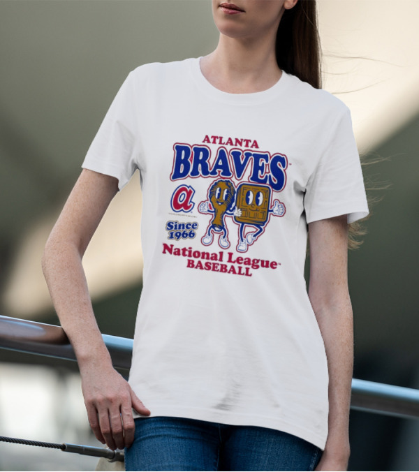 Atlanta Braves National League Baseball Since 1966 Cooperstown Collection Food Concessions T-Shirt
