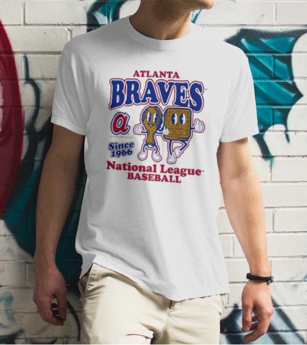 Atlanta Braves National League Baseball Since 1966 Cooperstown Collection Food Concessions T-Shirt