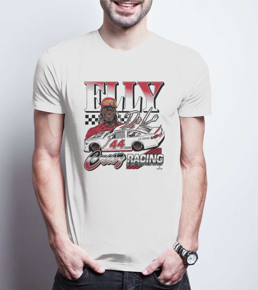 Elly De La Cruz Racing Car 44 Racing T-Shirt