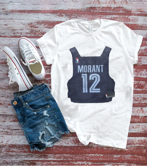 Morant 12 Bulletproof Vest Jersey NBA T-Shirt
