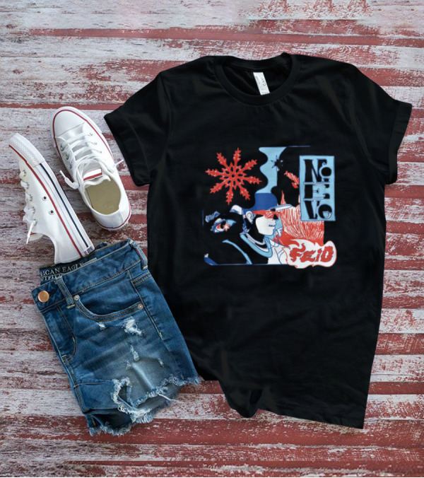 Ferxxo Merch Store Feid Nieve Snowflake Graphic Hip-Hop T-Shirt
