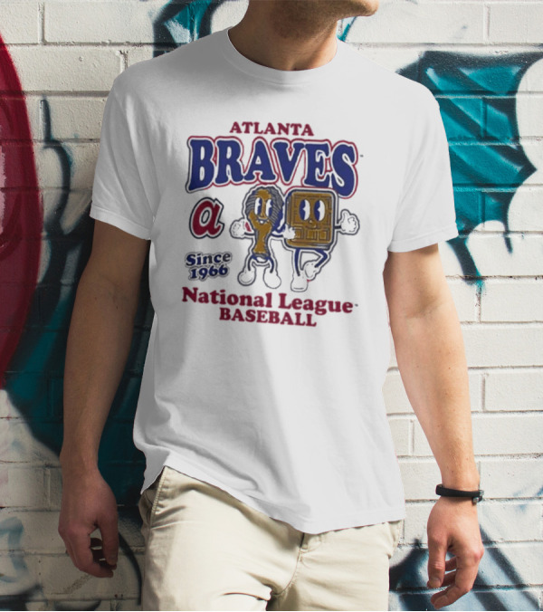 Atlanta Braves Cooperstown Collection Since 1966 National League Baseball T-Shirt