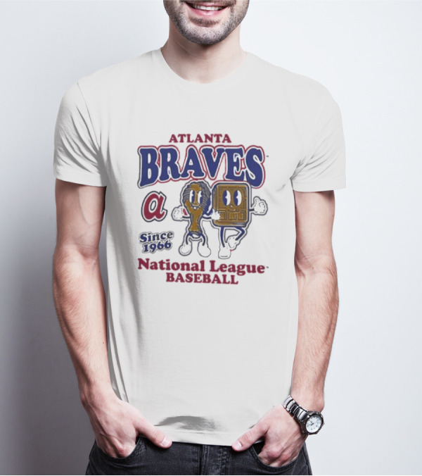 Atlanta Braves Cooperstown Collection Since 1966 National League Baseball T-Shirt