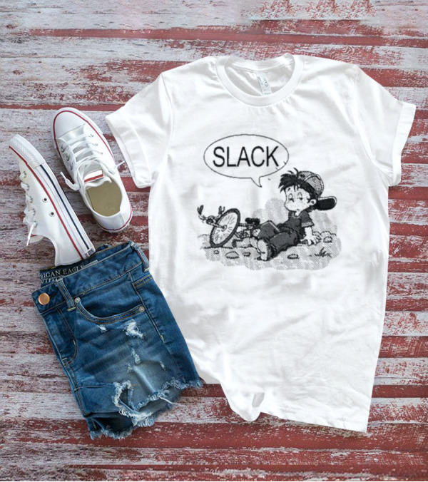 Slack Magazine Slack Biker Comic Character T-Shirt