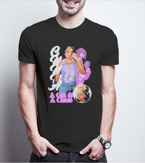 Wunna A Gift And A Curse Graphic Style Text And Portraits T-Shirt