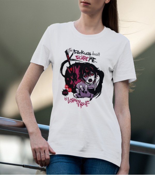Darkness Doesn't Scare Me Fear Is Losing Myself Akainu Manga T-Shirt