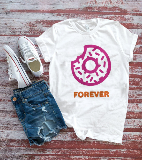 Dunkin Donut Forever Merch Pink Sprinkled T-Shirt