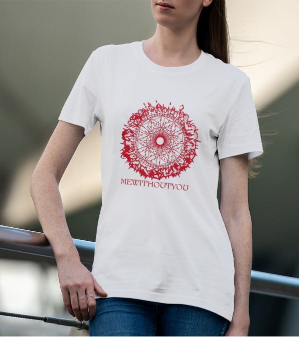 Mewithoutyou Red Symbolic Mandala T-Shirt