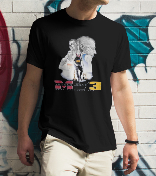 Nikola Jokic MVP 3 Basketball Star Denver Nuggets Most Valuable Player T-Shirt