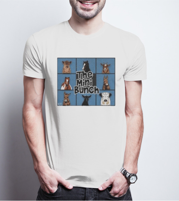 The Mini Bunch Nine Cartoon Animal Portraits T-Shirt