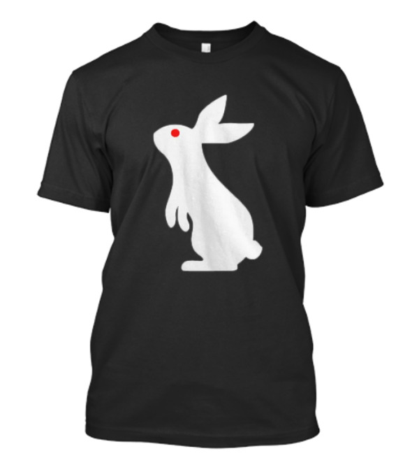 Feed Your Head White Rabbit Men's Black T-Shirt
