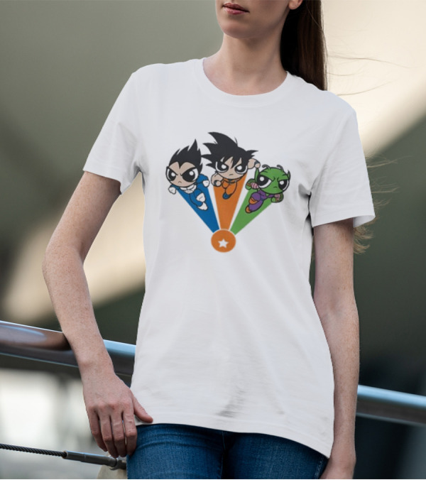 Geek Covers Powerball Boyz Anime Fusion Trio Jump T-Shirt
