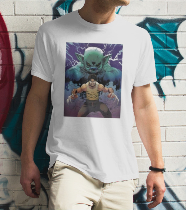 Rick Glassman Rick And Goblin Wolverine Style Fantasy T-Shirt