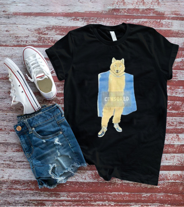 Lisan Jal Gaib Censored Wolf Retro Sneakers T-Shirt