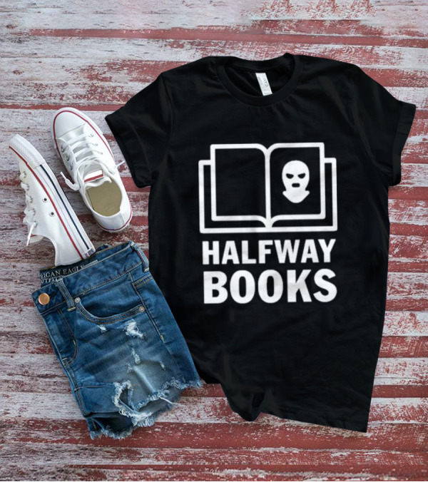 Shea Serrano Halfway Books Open Book Mask T-Shirt