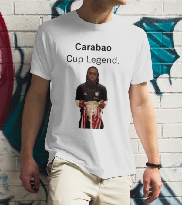 Carabao Cup Legend Football Icon Holding Trophy T-Shirt