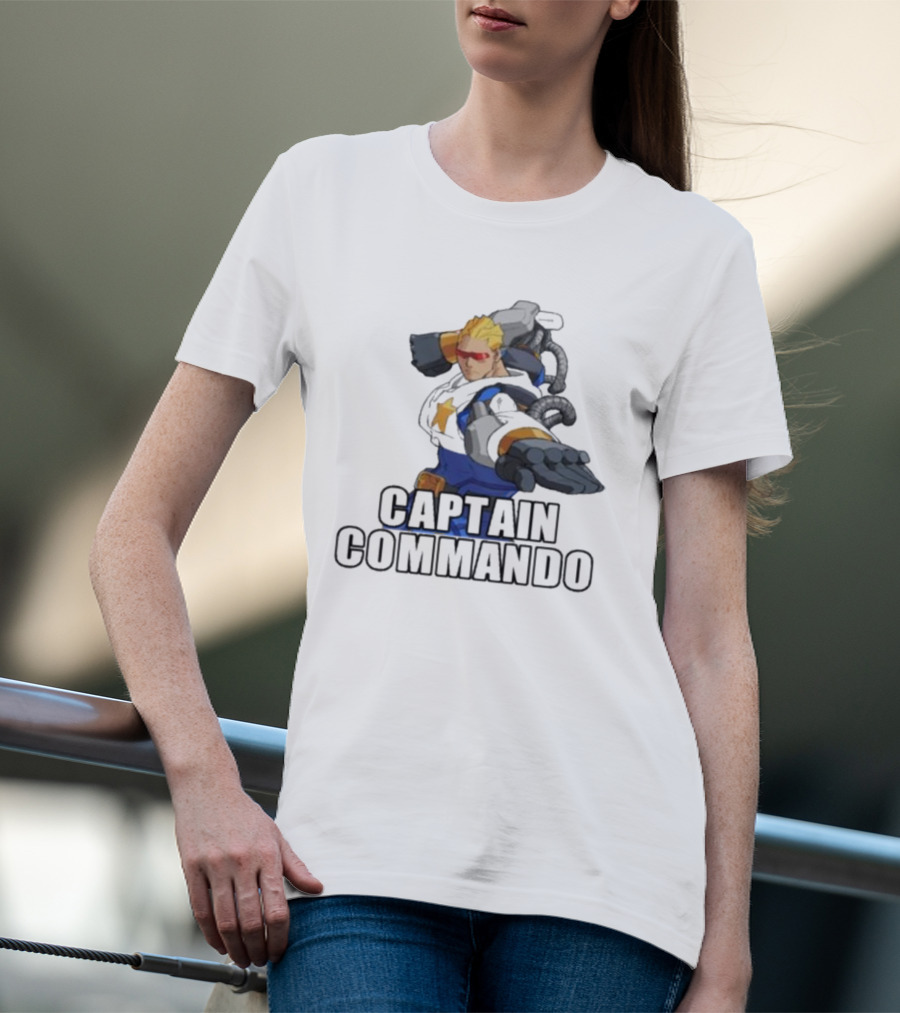 Captain Commando Vintage Character T-Shirt