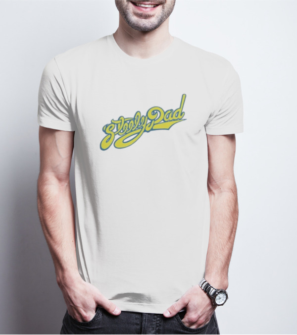 Sleepy Dad Retro Yellow Script T-Shirt