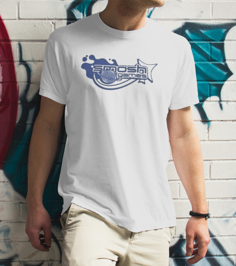 Smosh Games Blue Splash Icon With Star And Microphone T-Shirt