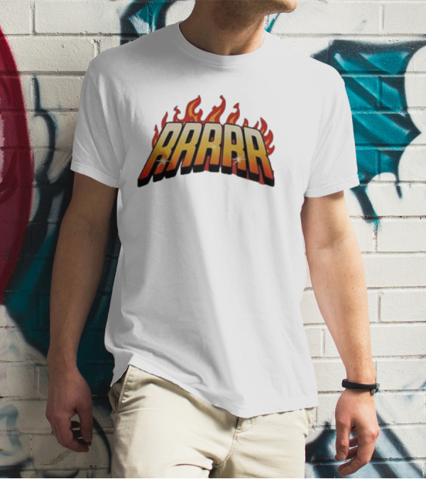 Rrrrrrr Top Slangteez Flames T-Shirt