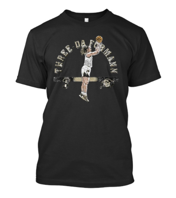Three-da Formann Basketball Colorado CU Buffs Number 3 T-Shirt