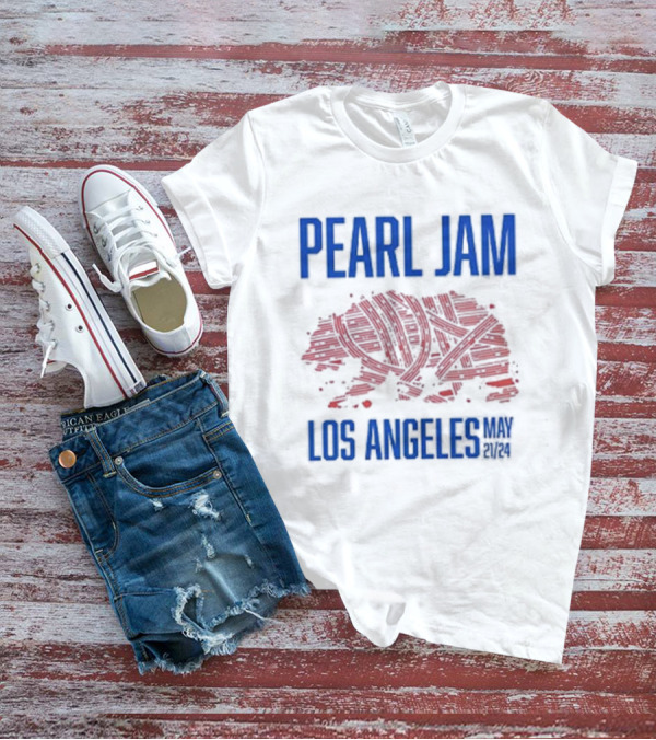 Pearl Jam Los Angeles May 21 24 Deep Sea Diver Event Night 1 Kia Forum Two Sides Print Premium T-Shirt