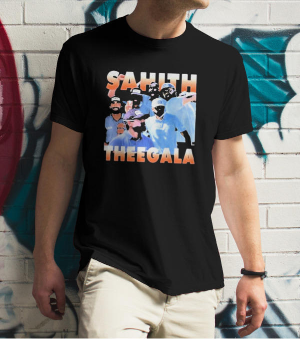 Sahith Theegala Celebratory Golf Moments T-Shirt