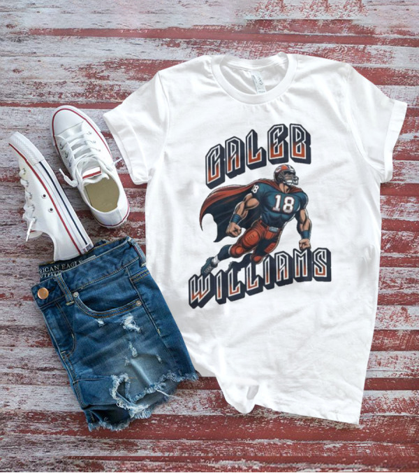 Caleb Williams Football Heroic Number 18 Superhero T-Shirt
