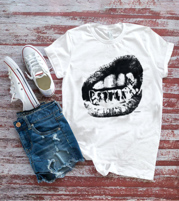Wally1k Fang Mouth Sketch T-Shirt