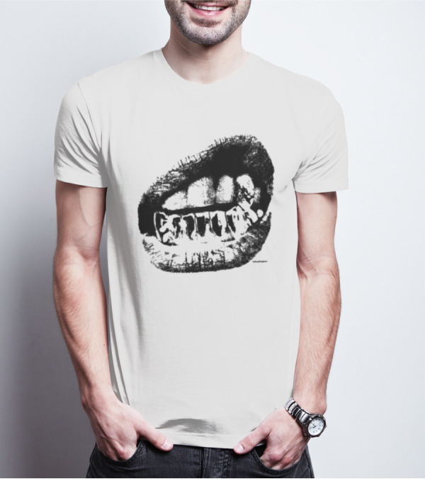 Wally1k Fang Mouth Sketch T-Shirt