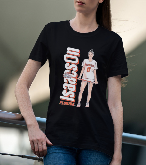Isaacson Florida Gators Softball Player T-Shirt