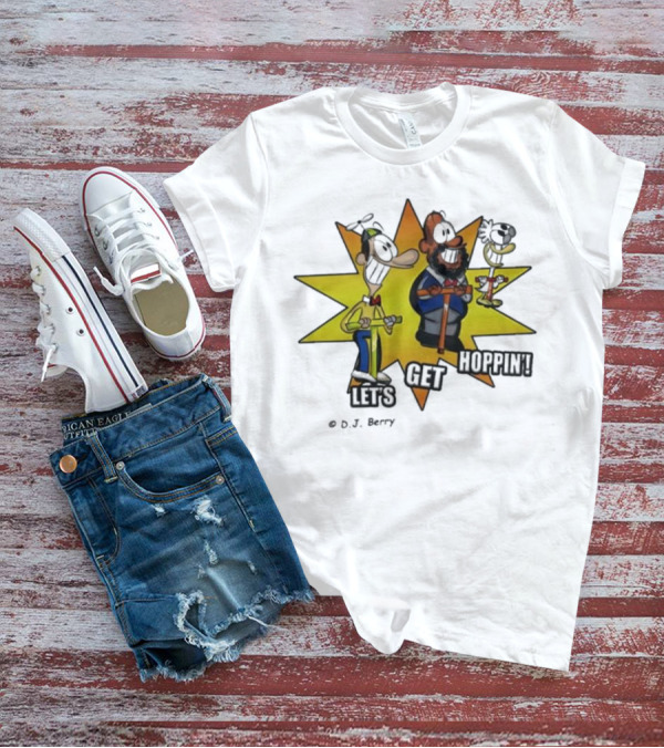 Let's Get Hoppin D.J. Berry Comic Burst T-Shirt