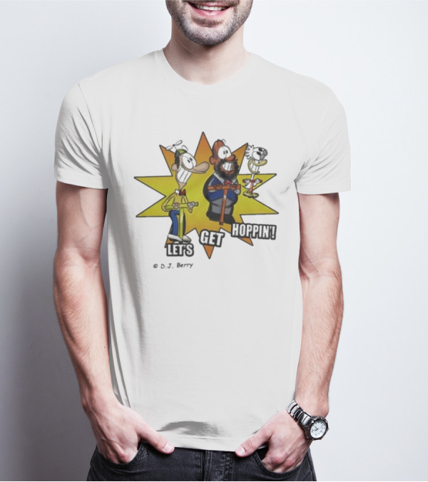 Let's Get Hoppin D.J. Berry Comic Burst T-Shirt