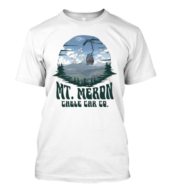 Mt Meron Cable Car Co Scenic Mountain Forest Adventure T-Shirt