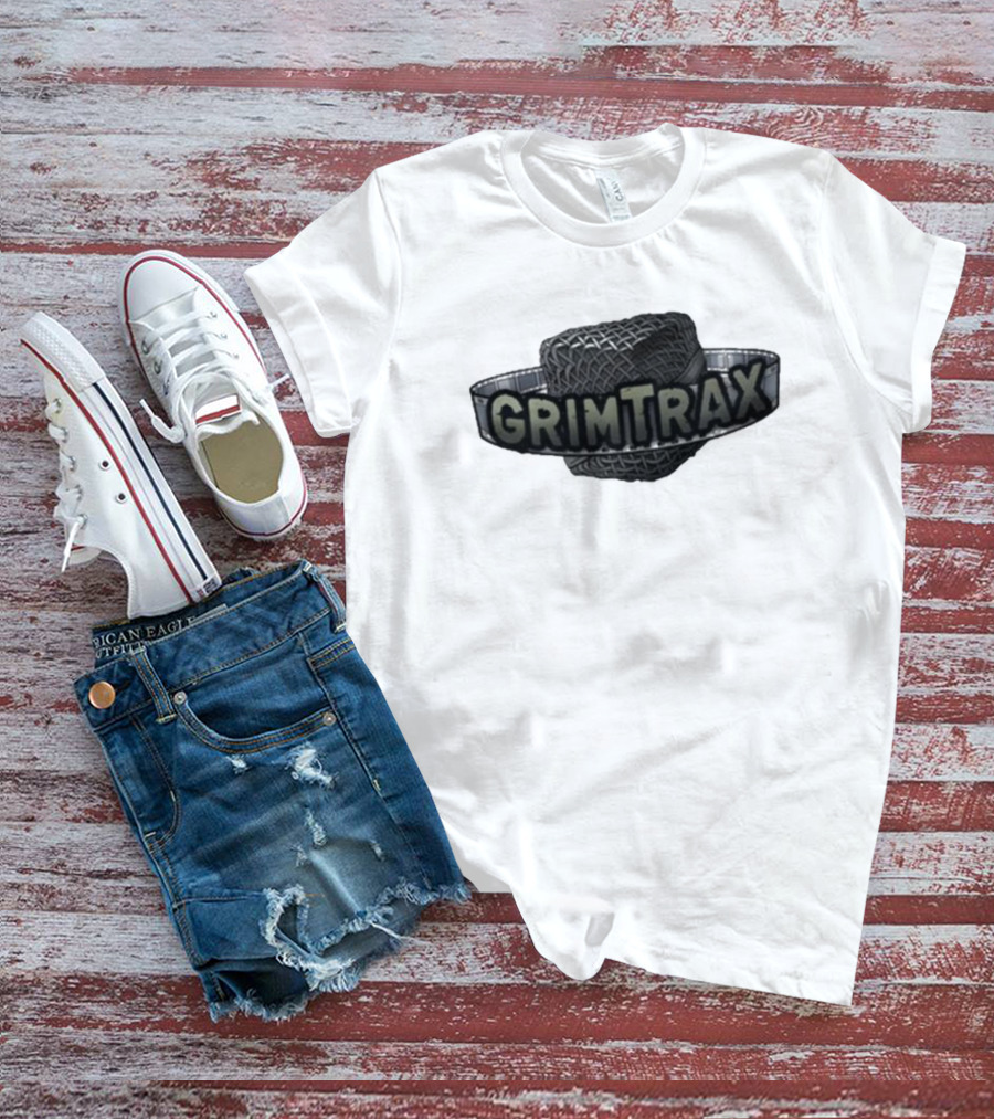 Rifftrax Grimtrax Spinning Tire T-Shirt