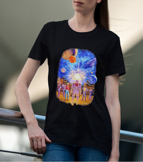 Starfield Secrets Astronaut Adventure Greg Hildebrandt Space Exploration Planets Universe T-Shirt
