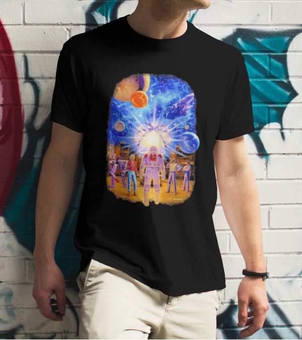 Starfield Secrets Astronaut Adventure Greg Hildebrandt Space Exploration Planets Universe T-Shirt