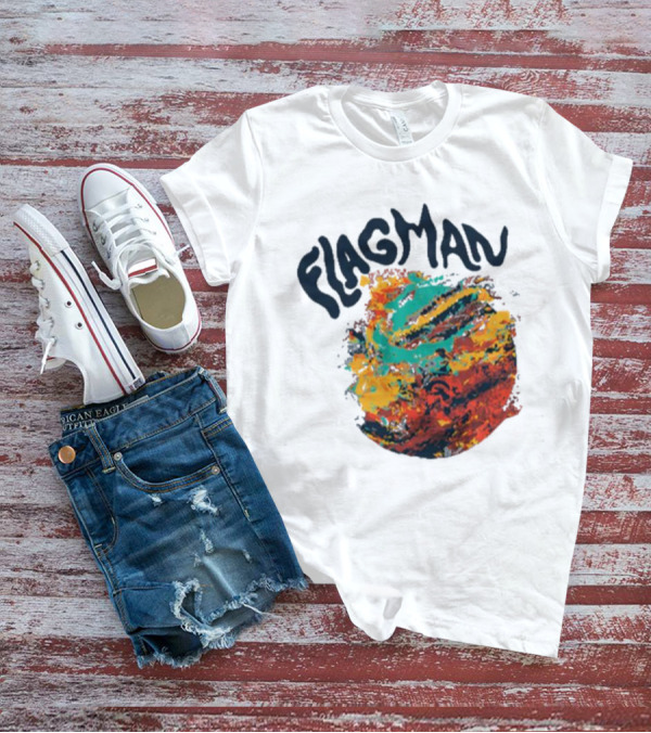 FLAGMAN Swirl Vibrant Earth Hues T-Shirt