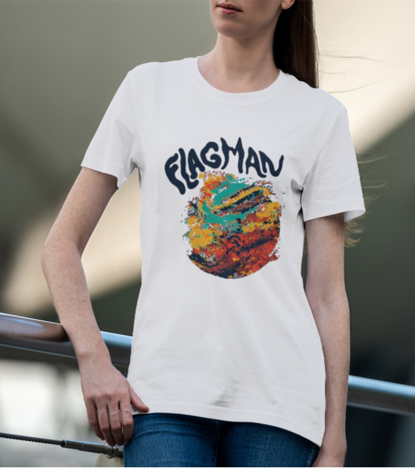 FLAGMAN Swirl Vibrant Earth Hues T-Shirt