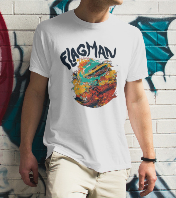 FLAGMAN Swirl Vibrant Earth Hues T-Shirt