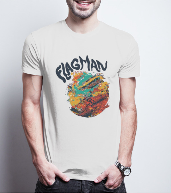 FLAGMAN Swirl Vibrant Earth Hues T-Shirt